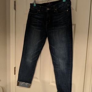Hardly worn Lucky Brand Brooke denim capris